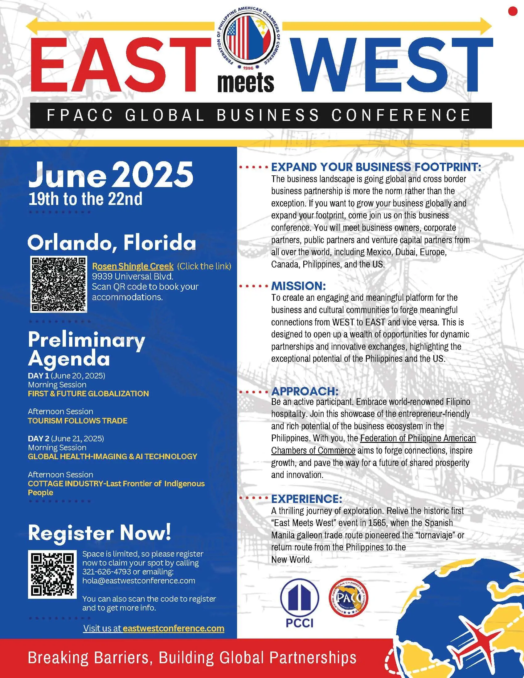 East Meets West Business Conference 2025 Banner